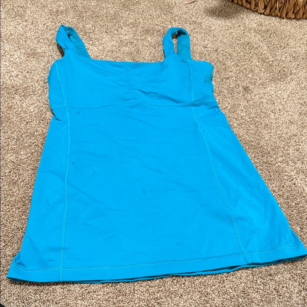 Lululemon Athletica Turquoise Sleeveless Top Size 8